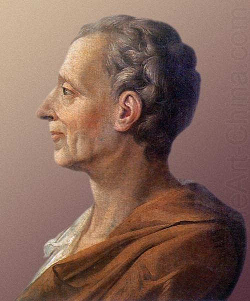 Portrait of Montesquieu, French school
